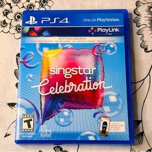 SingStar Celebration video game for PS4.